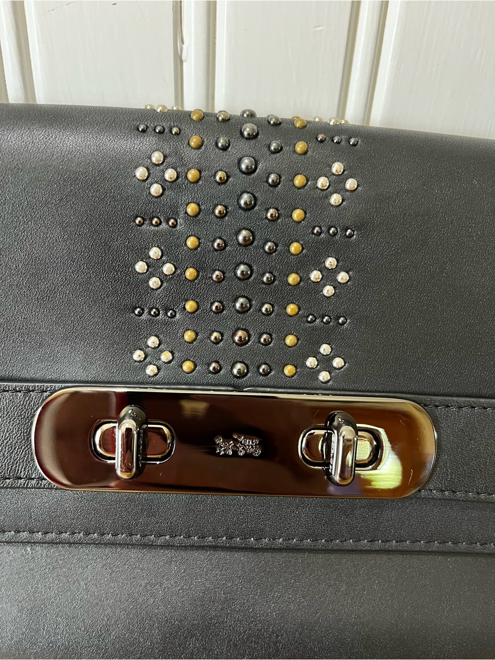Coach Bandana Rivet Blake Clutch/Wallet - Picture 4 of 15